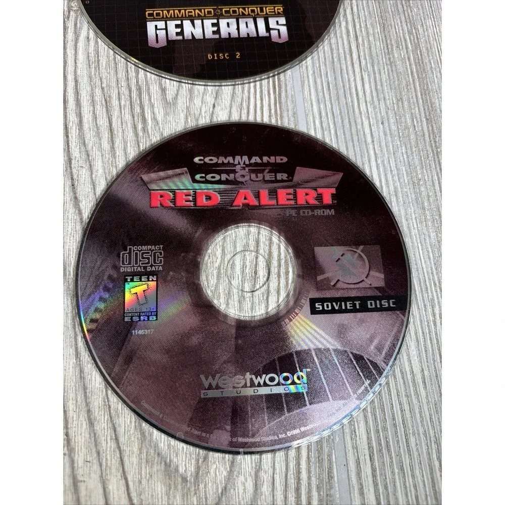 Huge Lot of Command & Conquer Games PC Renegade Generals Tiberian Sun‎ Red Alert